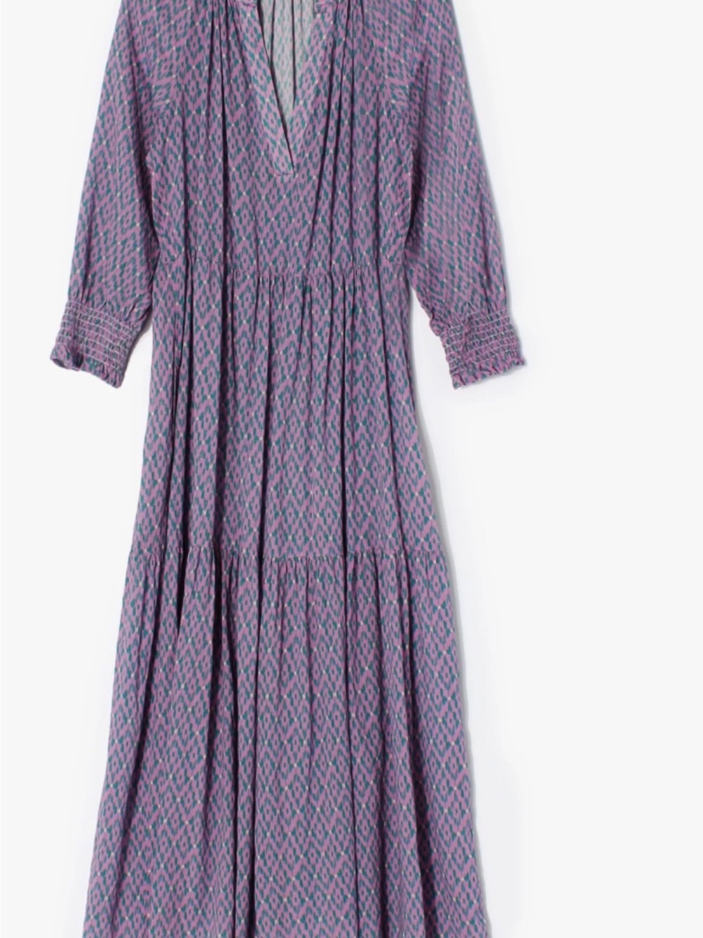 Xirena Olsen Bloomfield Print Long Sleeve Maxi Dress | M